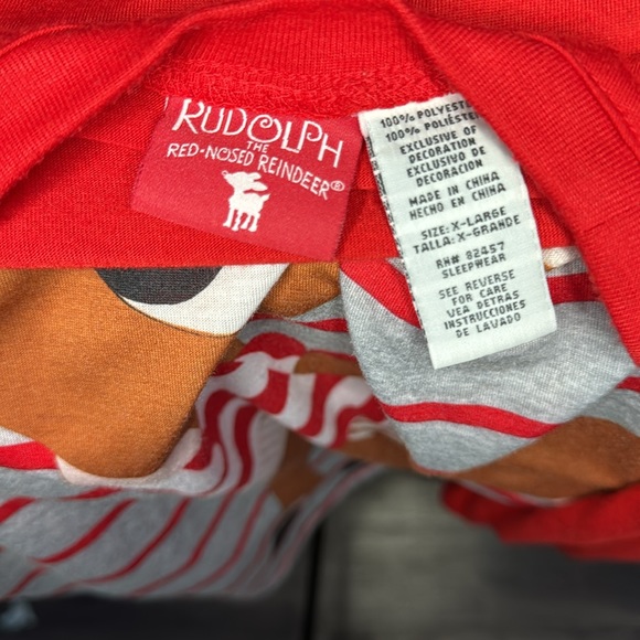 Men’s Rudolph Christmas PJs - Picture 4 of 4
